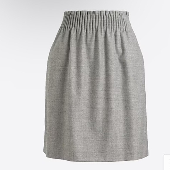 J. Crew Factory Dresses & Skirts - J Crew Factory Grey Wool Sidewalk Skirt Women’s 4